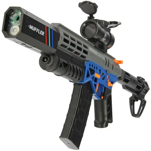 MK6 Skeleton Gel Blaster with Red Light and Smoke Effects